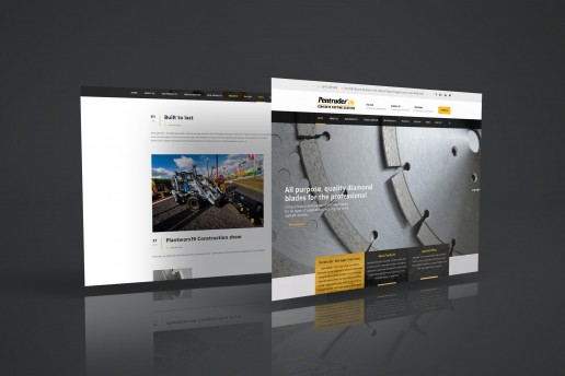Pentruder UK website design