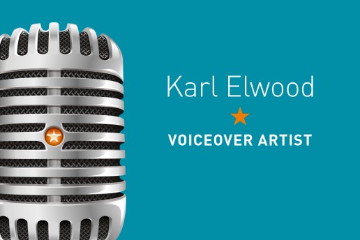Brand Logo Design Karl Elwood Voiceover Artist